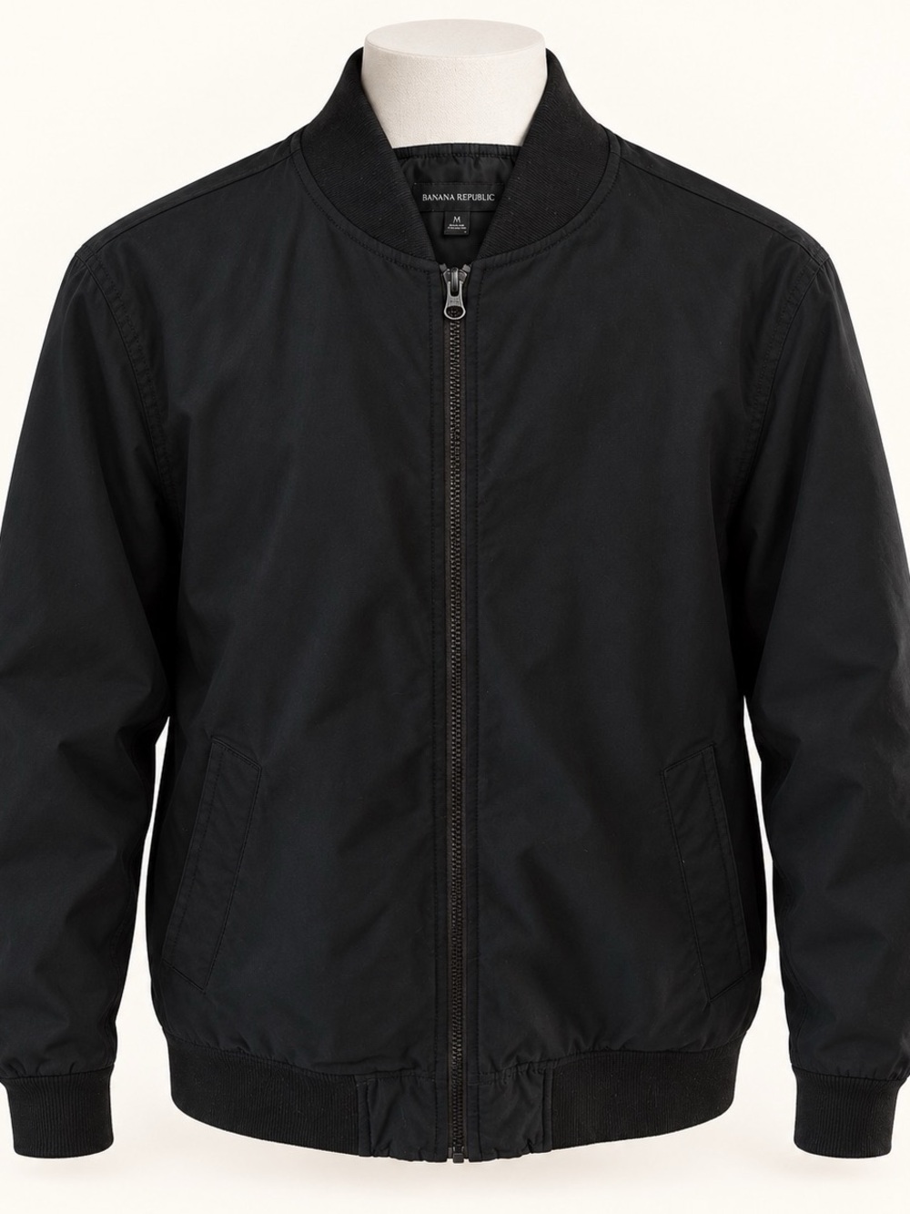Banana Republic Black Men's Bomber Jacket